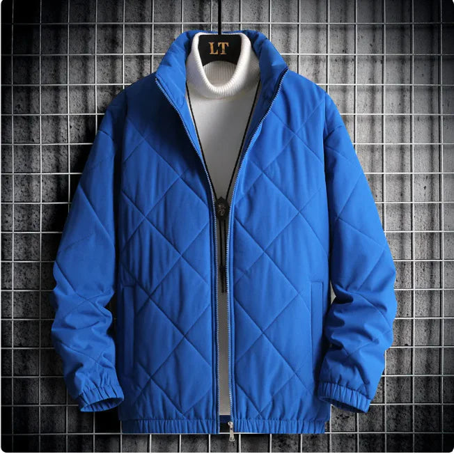 Men's Stand Collar Casual Cotton Jacket