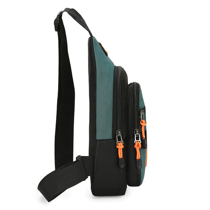 Men's Multi-layer Crossbody Bag