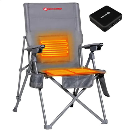 PolarHeated Outdoor Chair with Battery & Storage