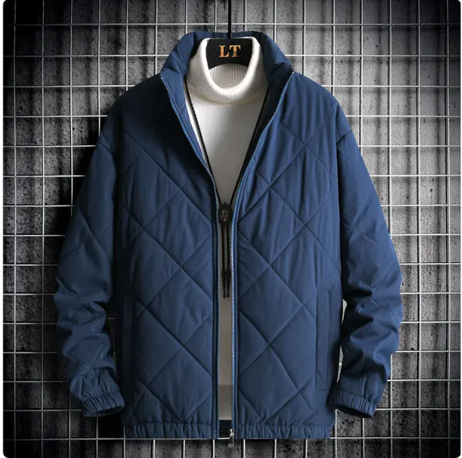 Men's Stand Collar Casual Cotton Jacket