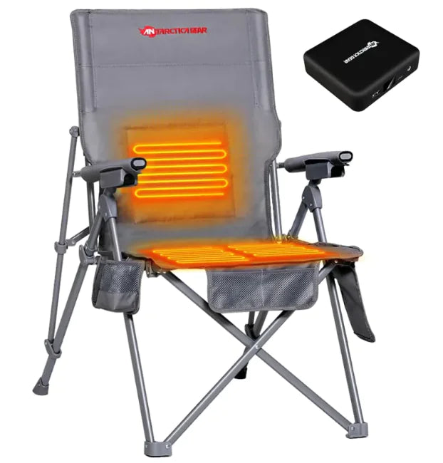 PolarHeated Outdoor Chair with Battery & Storage