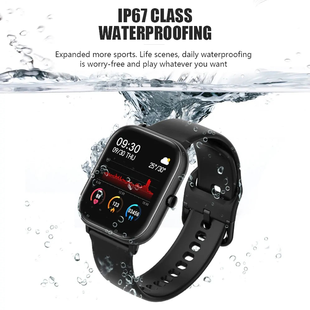 Men's Smartwatch Full Touch Multi-Sport Mode