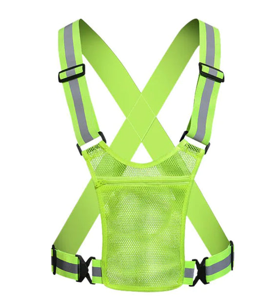 High-Visibility Reflective Safety Vest Jacket