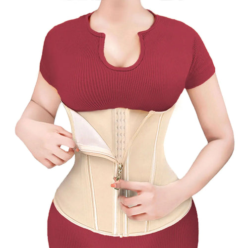 OSAWIY Waist Trainers for Women Belly Fat And Sculpt Touch Waist Trainer Stomach Shapewear Girdles for Women Body Shaper Corsets for Women Waist Trainer Postpartum and Women Working Out Beige