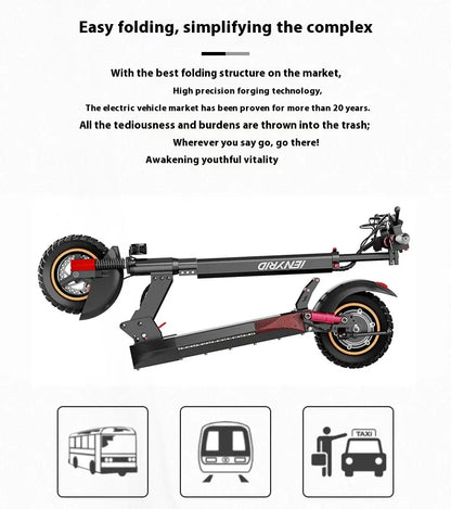 Double Shock Absorber Scooter