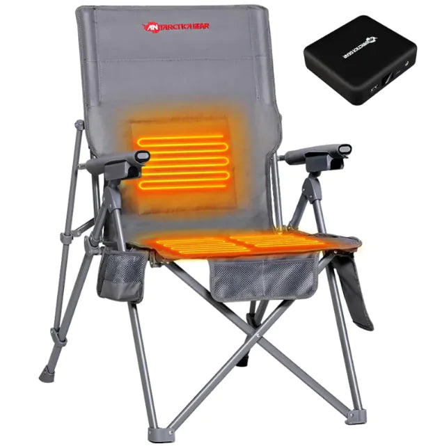 PolarHeated Outdoor Chair with Battery & Storage