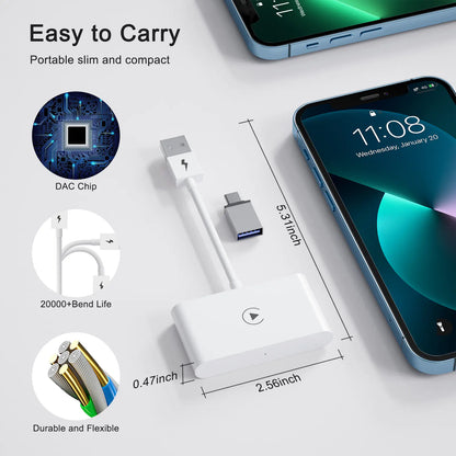 Wire-to-wireless Smart Box Car Machine Adapter Of The Original