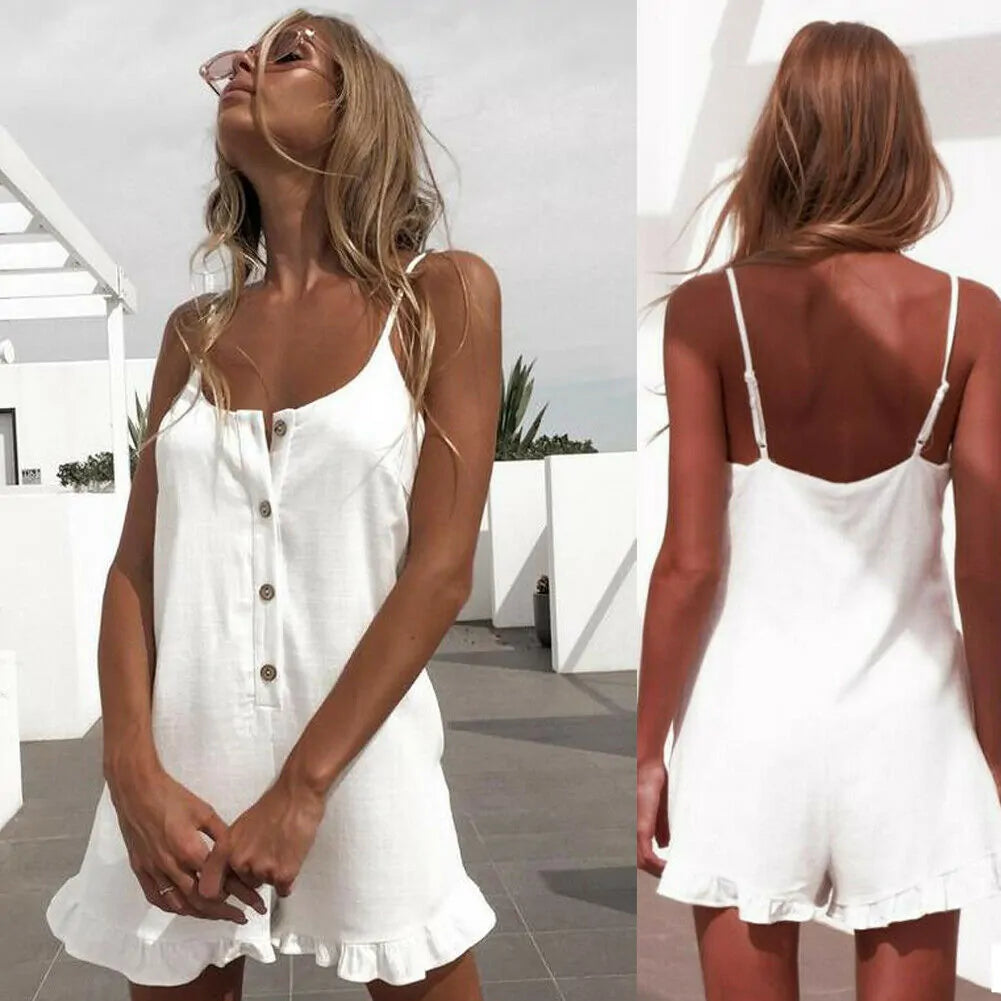 Women Sleeveless Romper