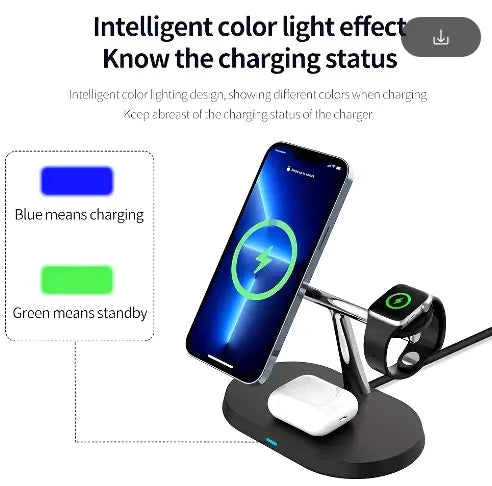 Tri-Mag Wireless Charging Hub