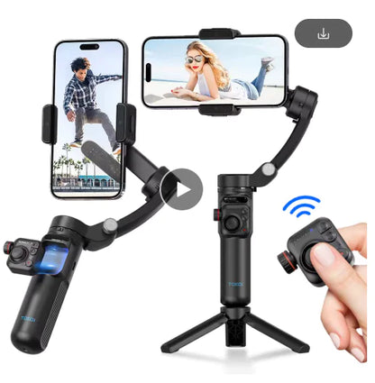 Intelligent AI Three-Axis Head Stabilizer Tripod