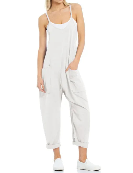 Women's Pocket Knit Jumpsuit