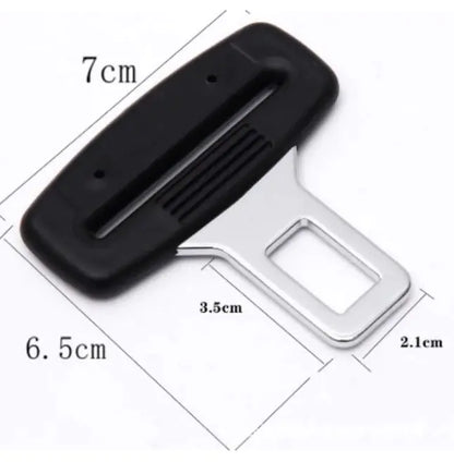 Car Seat Belt Socket Safety Belt Buckle 20CM Long Steel Wire Base