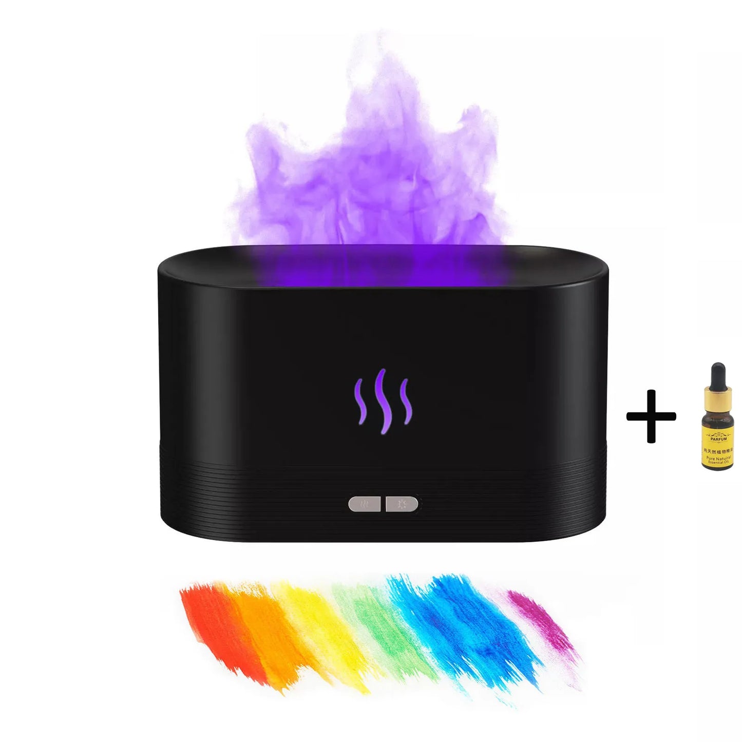 2022 USB Flame Humidifier & LED Diffuser