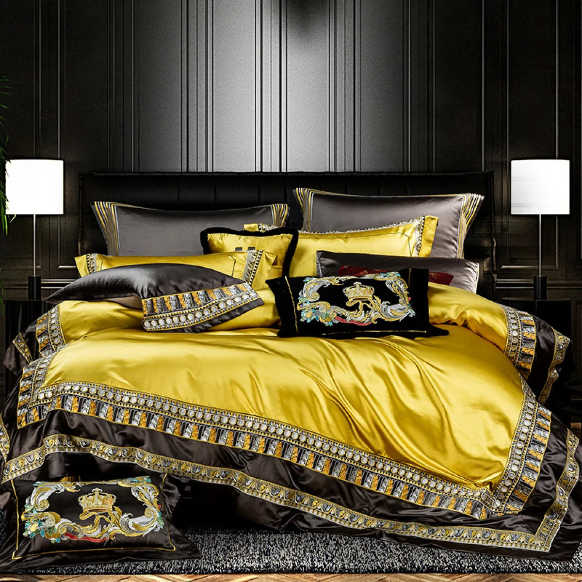 European-Style Luxury Villa Four-Piece Bedding Set