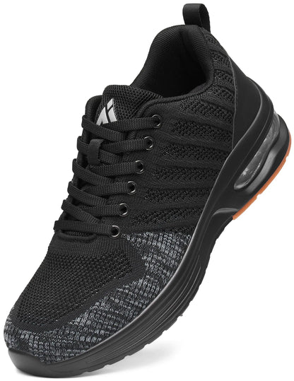 Mishansha Running Shoes for Men Sneakers Air Cushion Walking Shoes Comfortable Tennis Shoes Trail Running Shoes Smoky Black US11.5