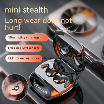 Dual-Mode Wireless Bluetooth Headset with Noise Reduction