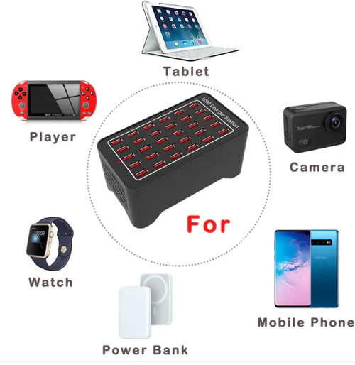 Multi-Port USB Charging Station