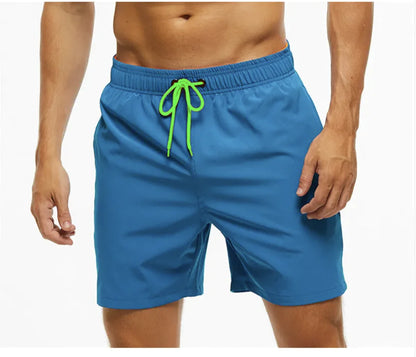 Men's Casual Solid Color Beach Shorts